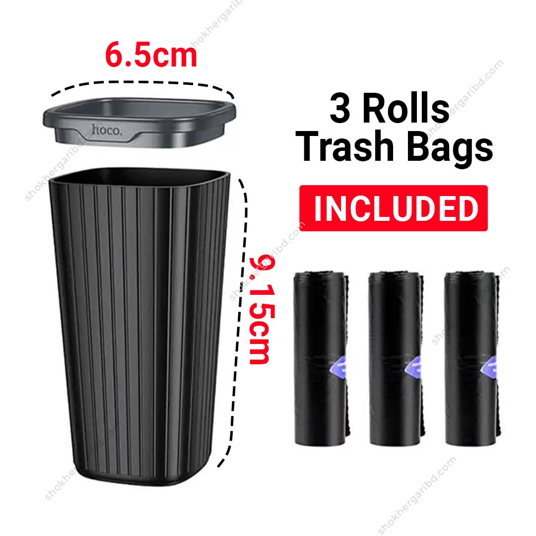Hoco ZP12 Car Trash Bin Can image 4