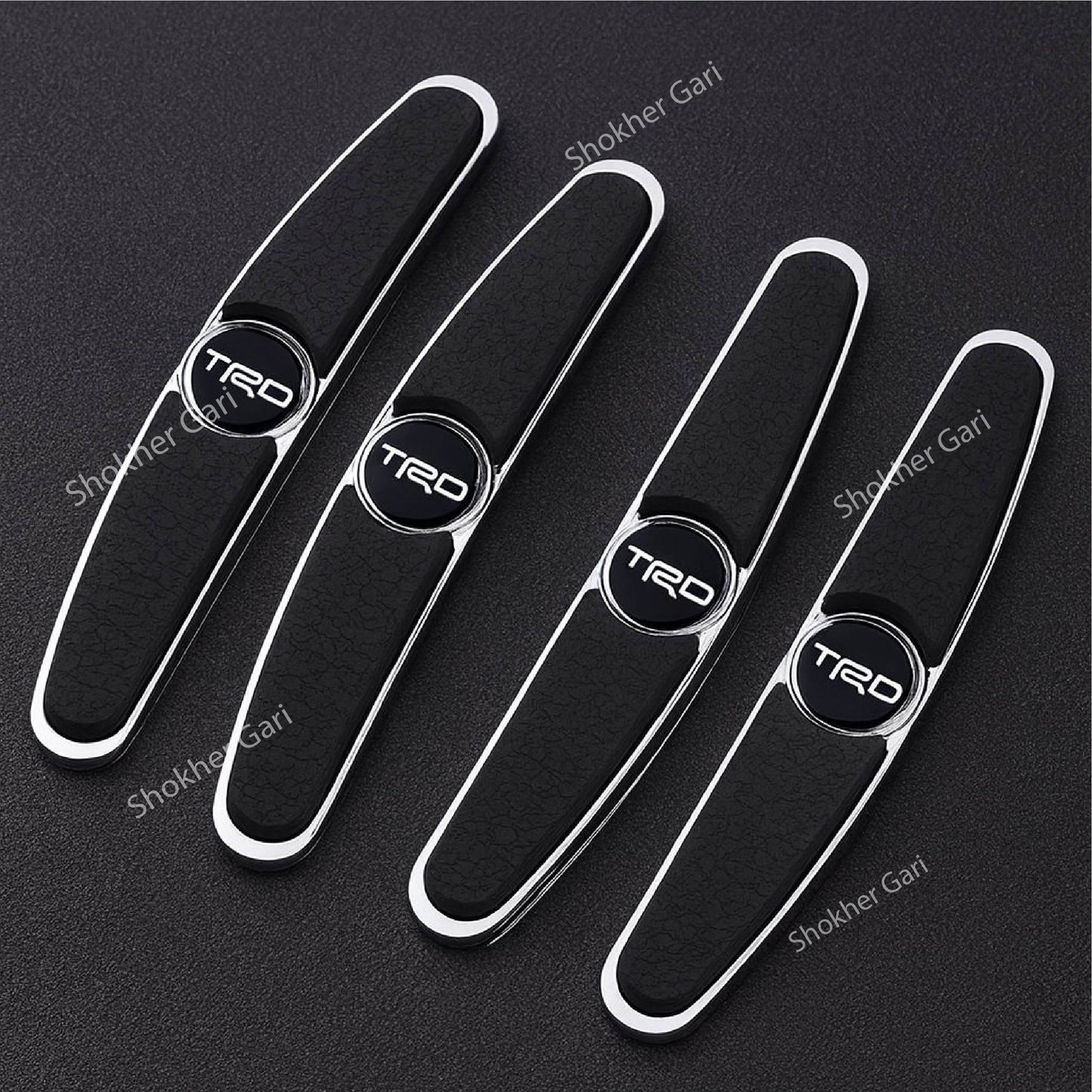 Door Guard Car brand Logo TRD &amp; Toyota 4 pcs - TRD image