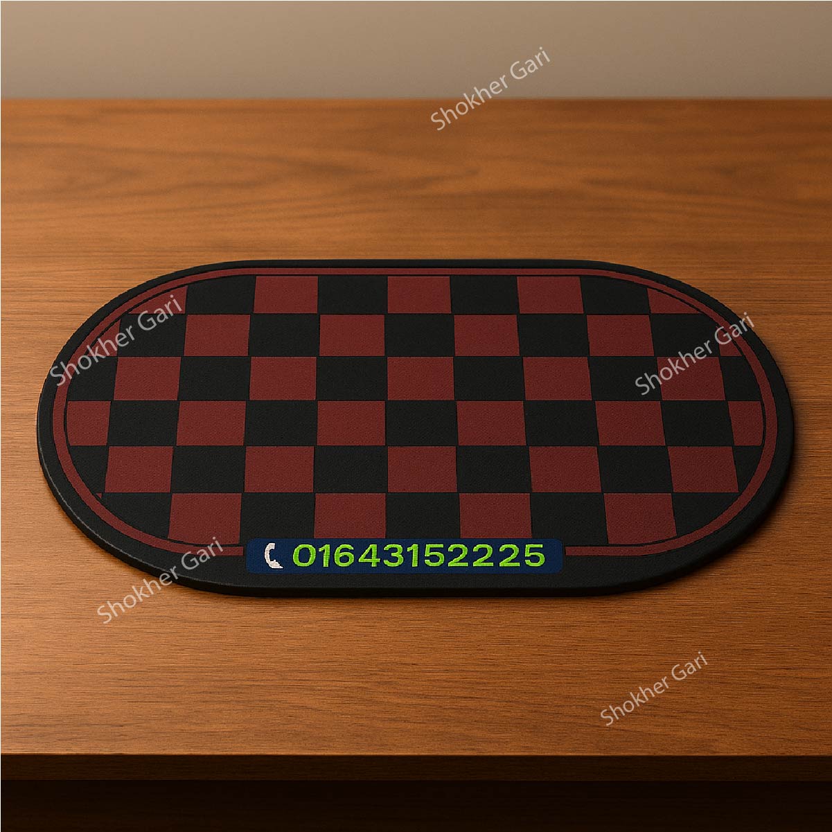 Capsule Shape Twin Color 2 in 1 mobile mat image 3