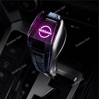 M/Y 7 Colour Crystal Gear Knob for Many Brands - Nissan image