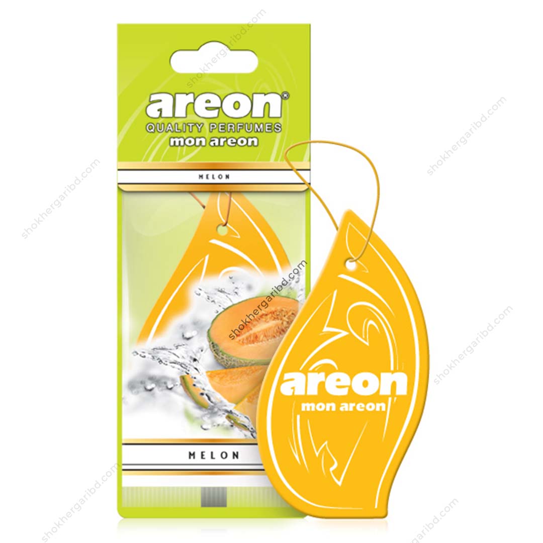 Car Areon Hanging Air Freshener 6pcs set - Melon image