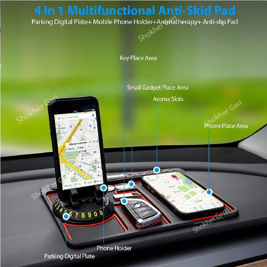 4 in 1 Mobile Mat - Universal 360-Degree Rotating Phone Holder image 0
