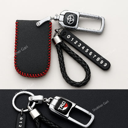 1pcs Mobile Number with KeyRing Toyota &amp; TRD image 0