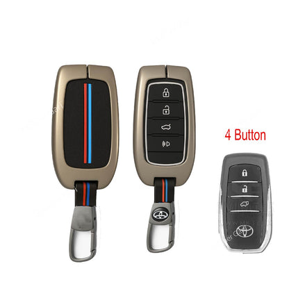 M/Y Zinc Alloy Key Cover Protection Metal Remote Cover For Toyota , Honda, Nissan, Mitsubishi,Hyundai, MG ,BMW Strong Key Cover - Harrier Update image
