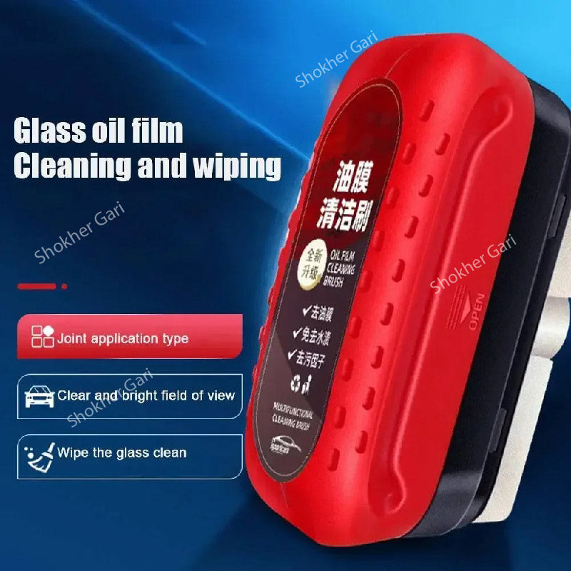 1 pcs Car Windshield Water Oil Film Cleaning Brush image 6
