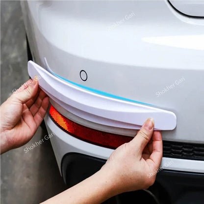 2PCS Car Bumper Universal Protection Strip Anti-scratch Sticker image 0