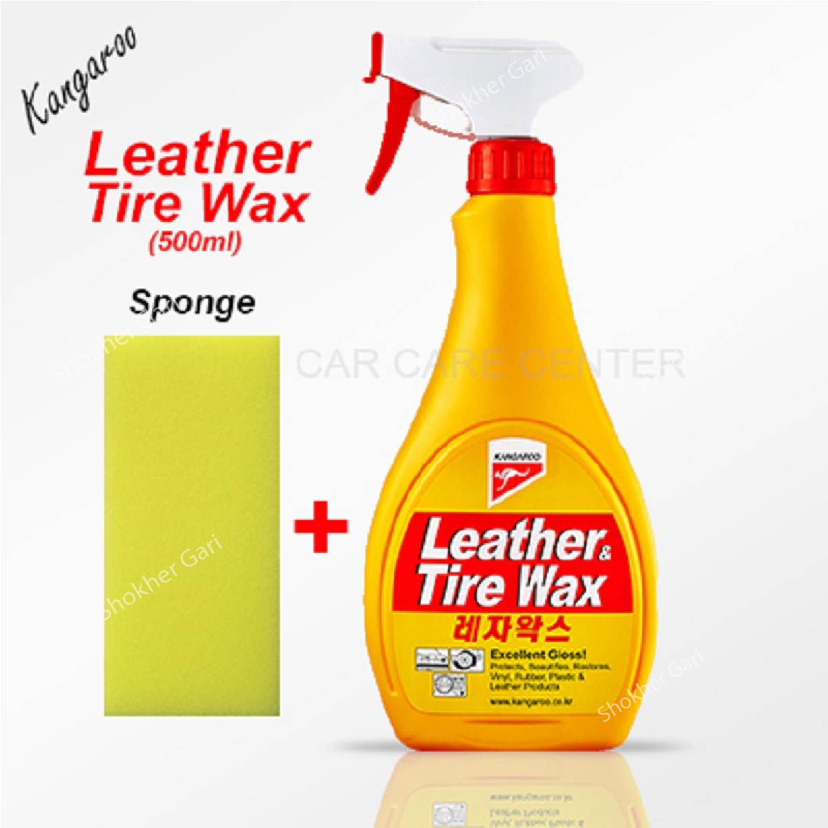 Kangaroo Leather And Tire Wax 400ml image 2