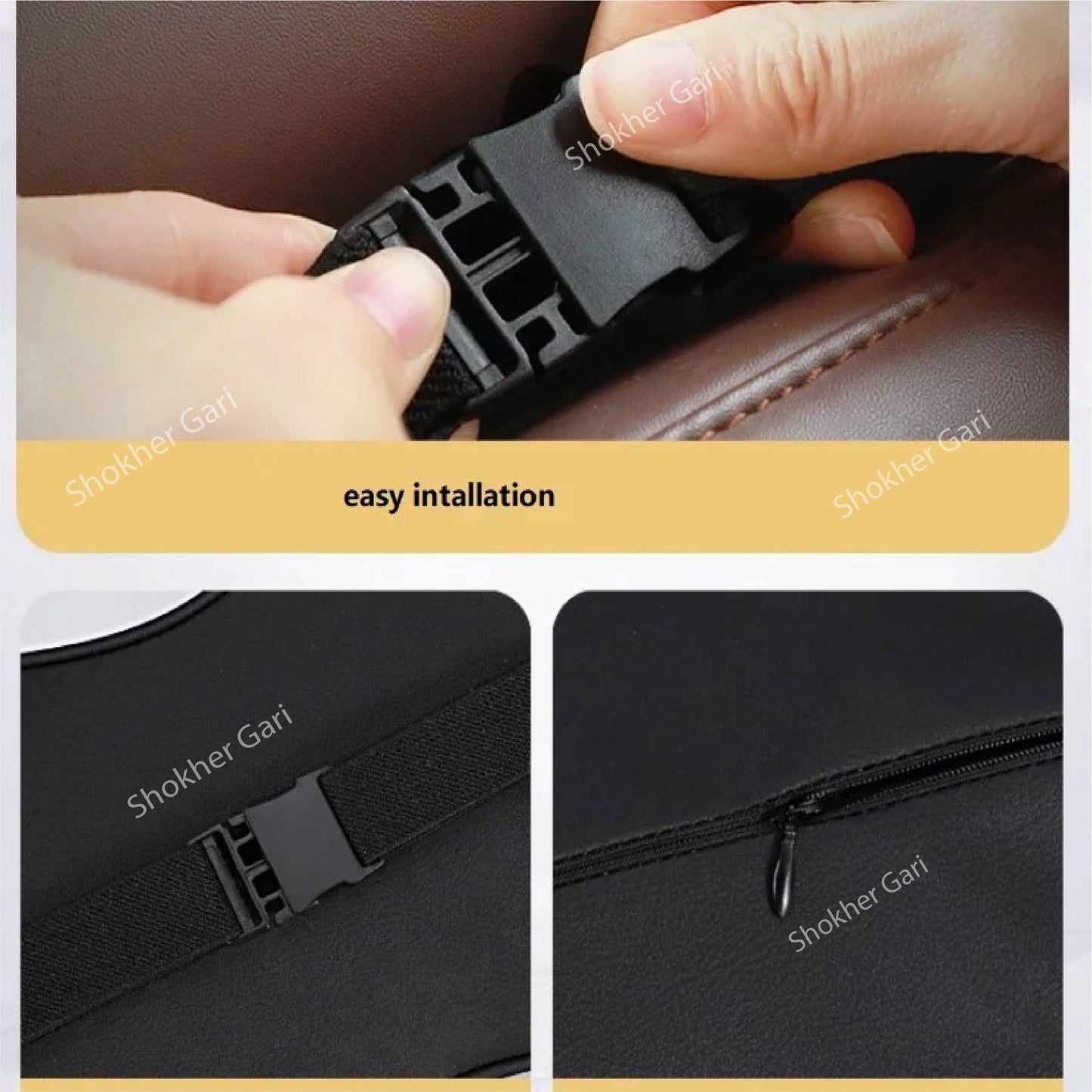 Comfortable U Shape Memory Foam Car Neck Pillow image 3