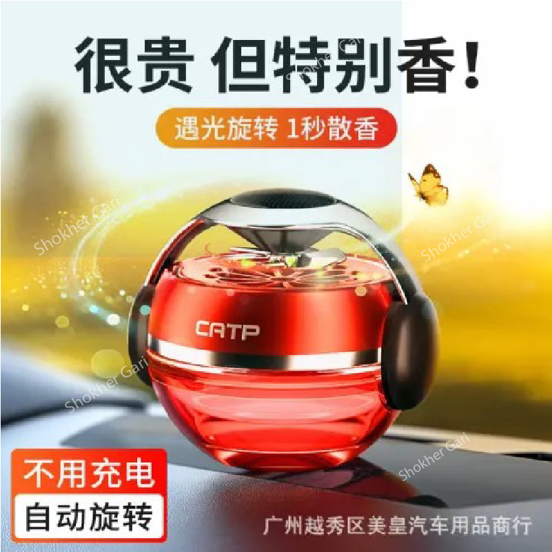 CATP Car Solar Perfume and Showpiece - Red image
