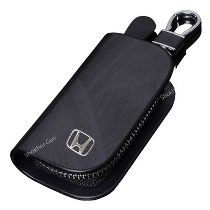 Pu Leather Remote and keychain for Luxurious Car image