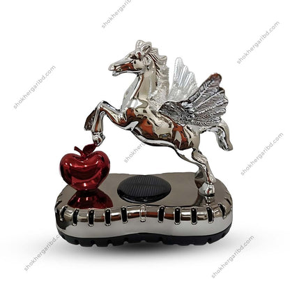 Car Solar FLY Horse  Air Freshener Scent Aromatherapy image 1