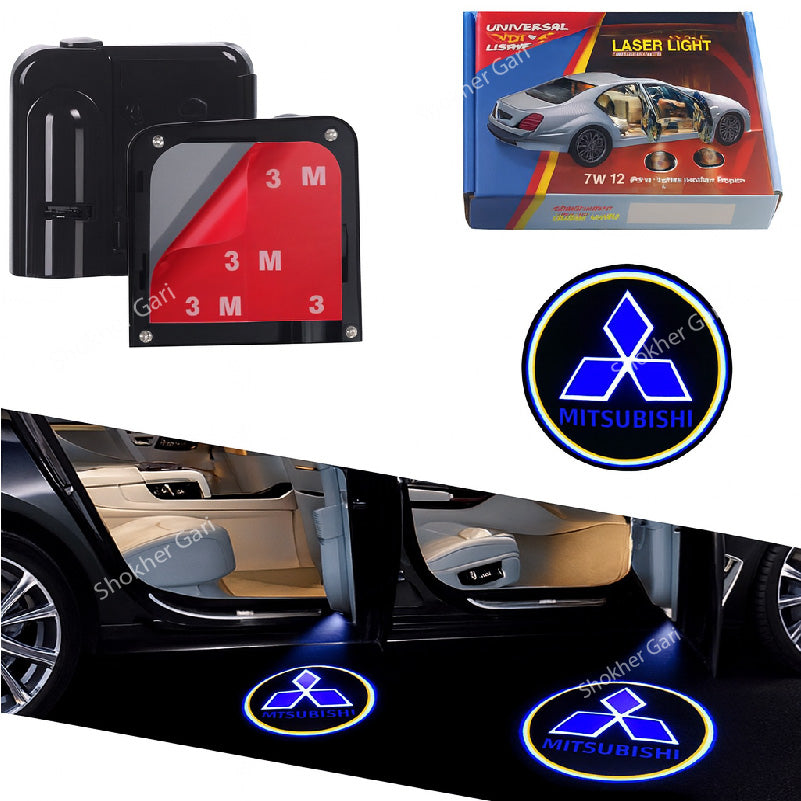 Car Door Welcome Light - Door Shadow Light 2pieces Set - Mitsubishi image