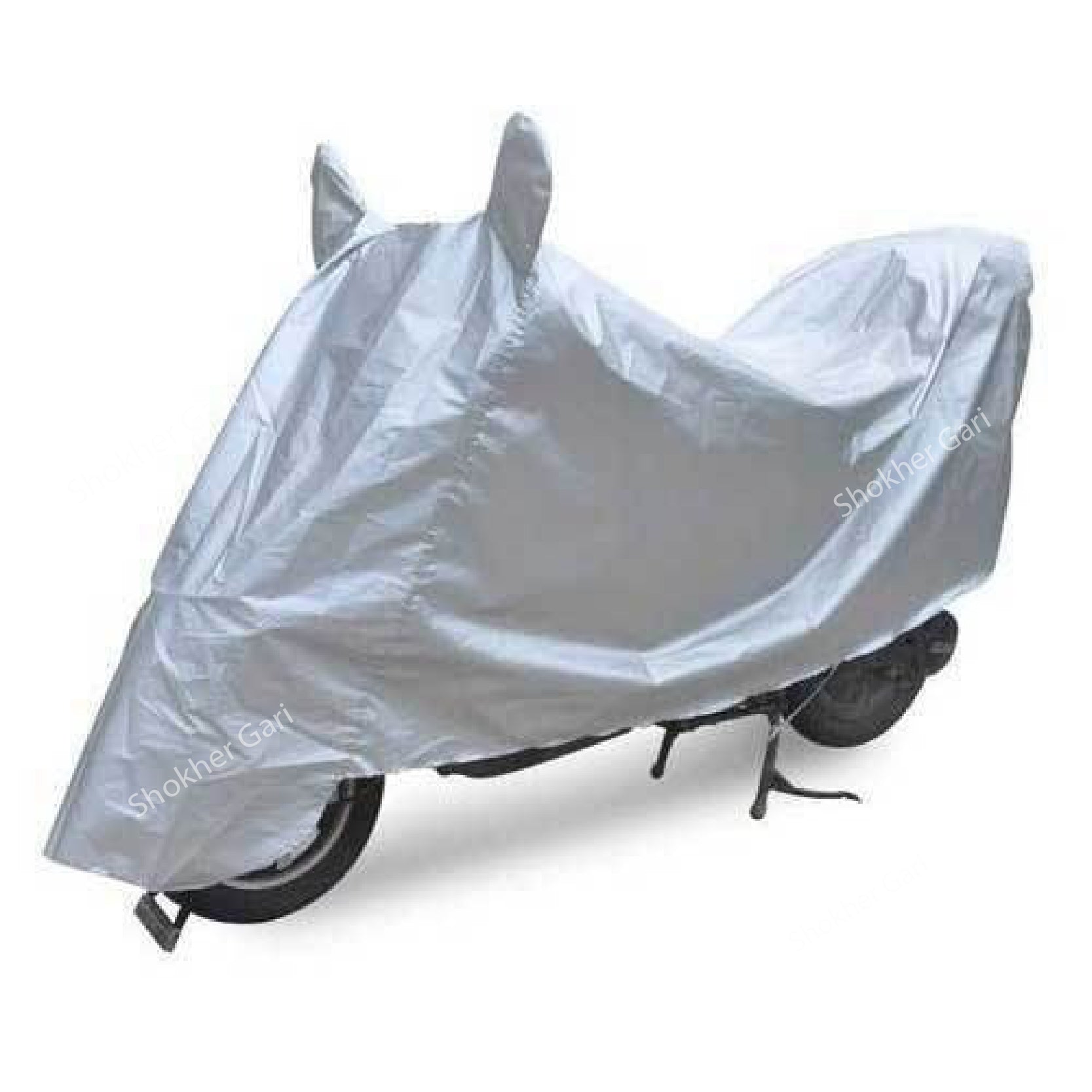 M/Y/P  1 Pcs Bike body cover Umbrella fabric - Silver, Regular Size image