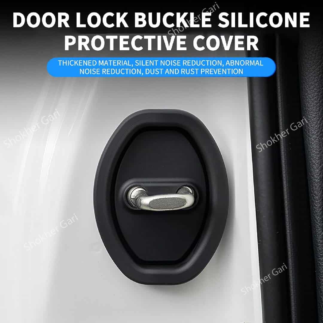 M/Y 4 pcs set Car Door Lock Protector Cover for Sound image 4
