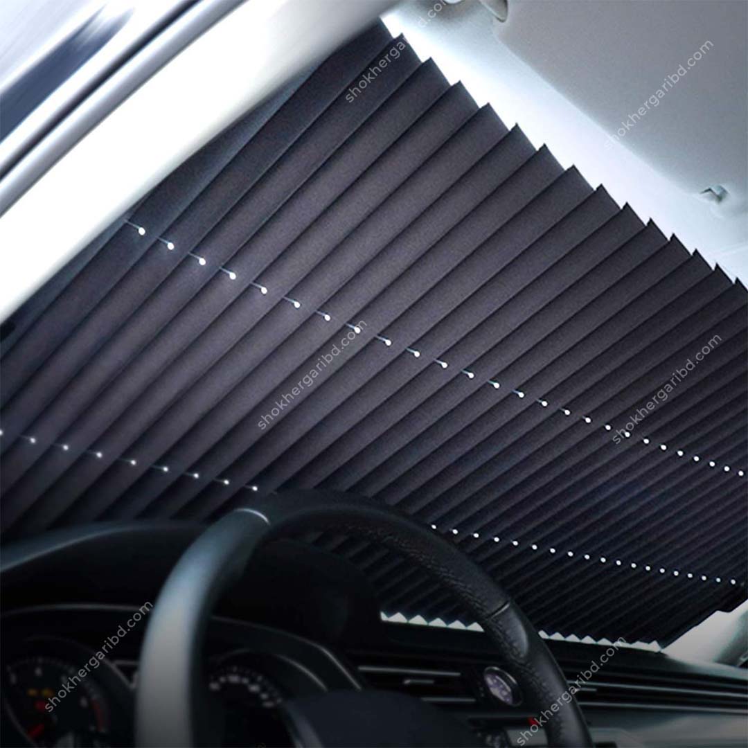 Car Front Rear Sunshades Windshield Curtains for Sun Visor Car Sun Shades Summer UV Blocking image 3