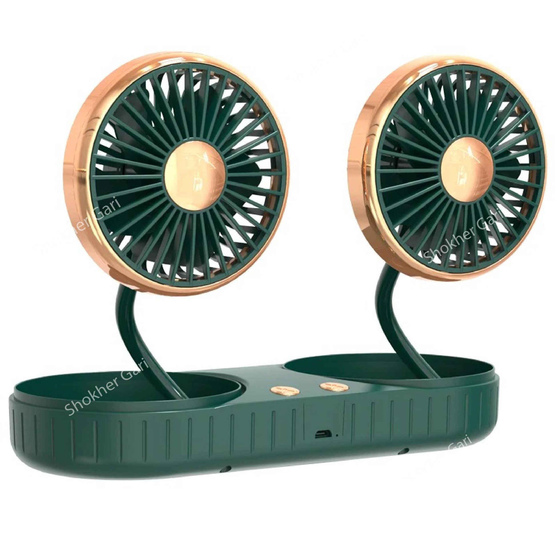 360-Degree Rotating Car Cooling Fan- Portable &amp; Foldable Cooling Fan image 3