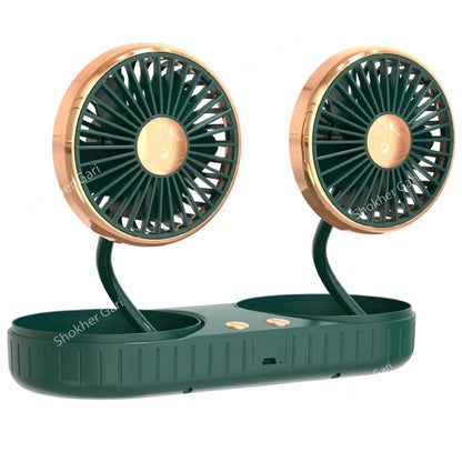 360-Degree Rotating Car Cooling Fan- Portable &amp; Foldable Cooling Fan image 3