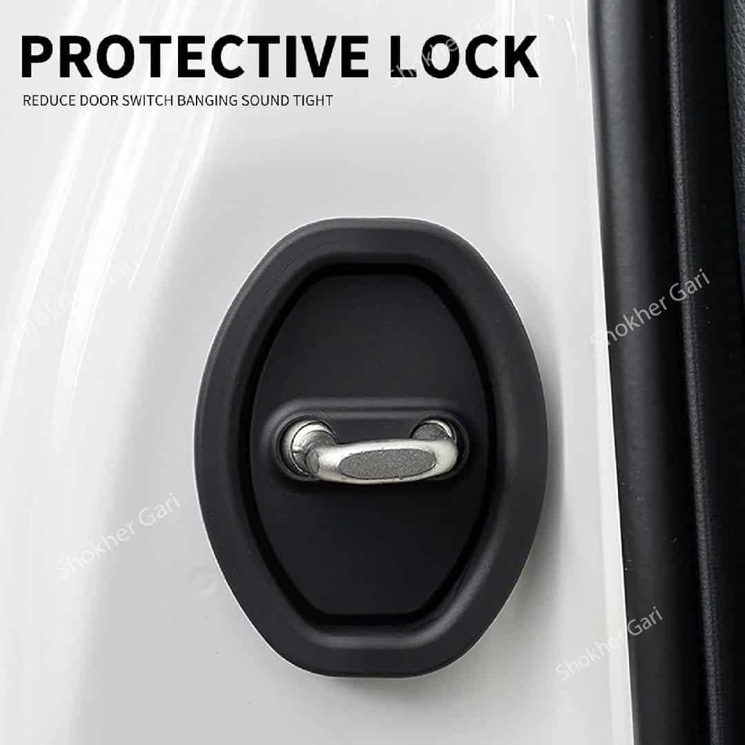 M/Y 4 pcs set Car Door Lock Protector Cover for Sound image 9