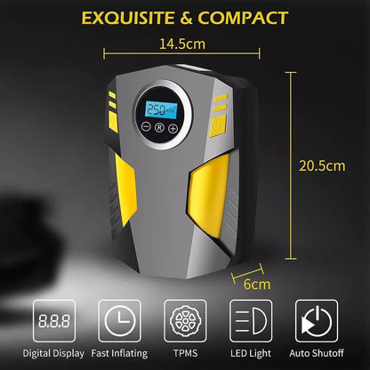 Digital Car Tyre Inflator Pump Portable 150PSI