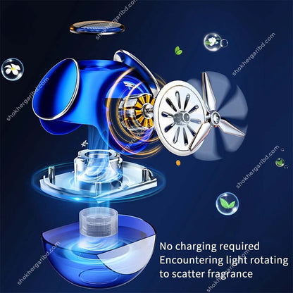 Car Solar Fragrance Cool Round Aircraft Aromatherapy image 7