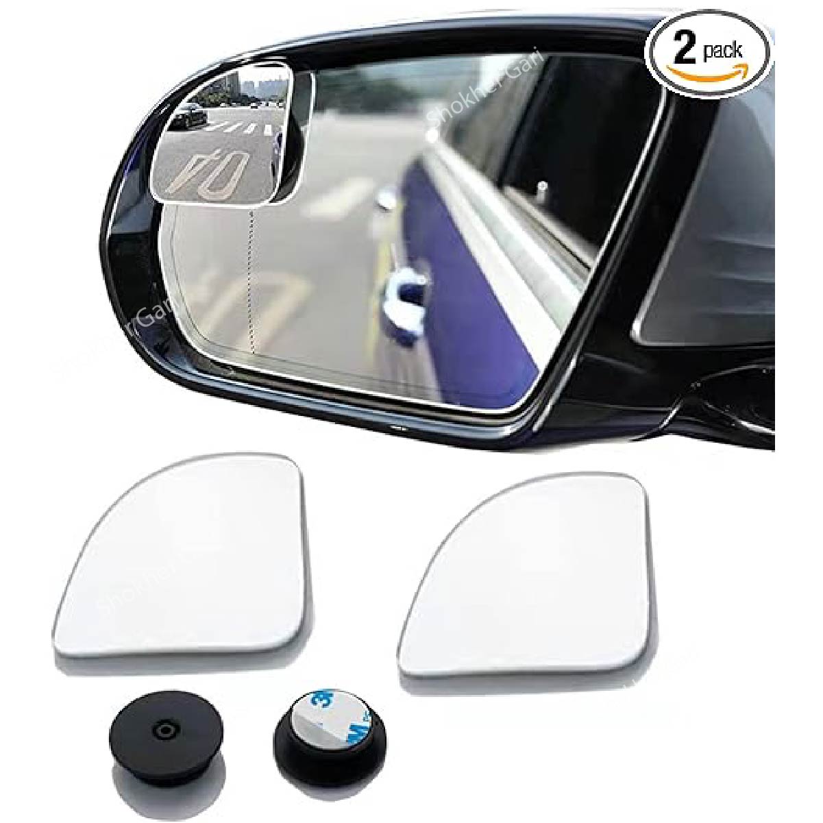 Flat lower Triangle Blind Spot Mirror image 0