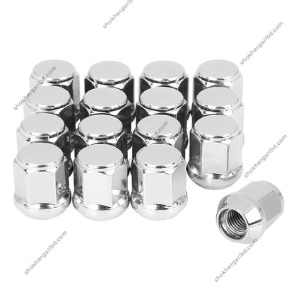 Universal Size Wheel Nuts Bolts Chrome Steel M12x1.5     5 pcs image 4