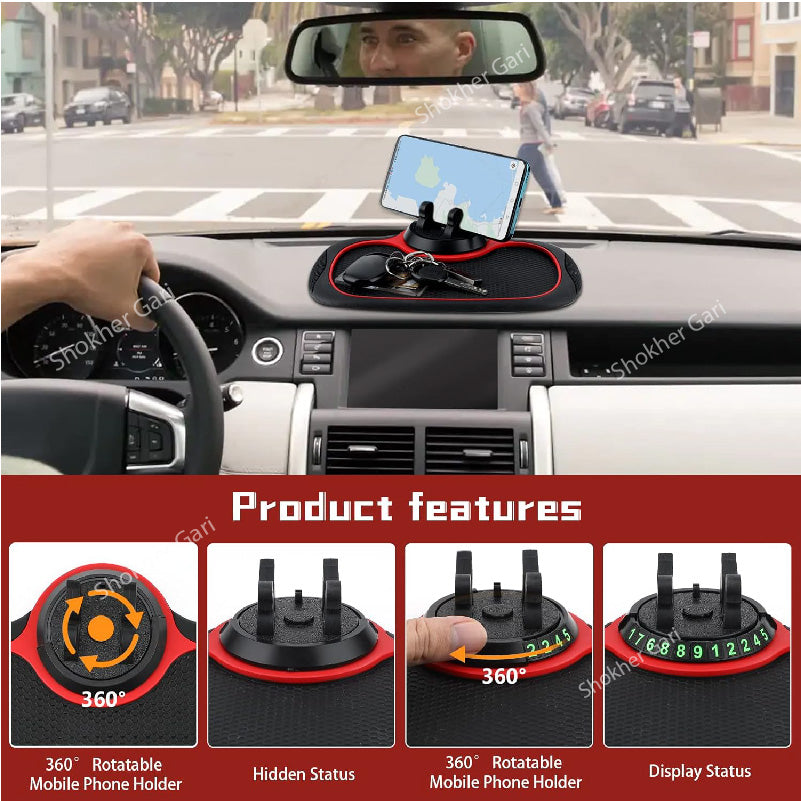 Multifunctional 3 in 1 Mobile Mat - 3in 1 Anti Slip Mobile Mat image 2