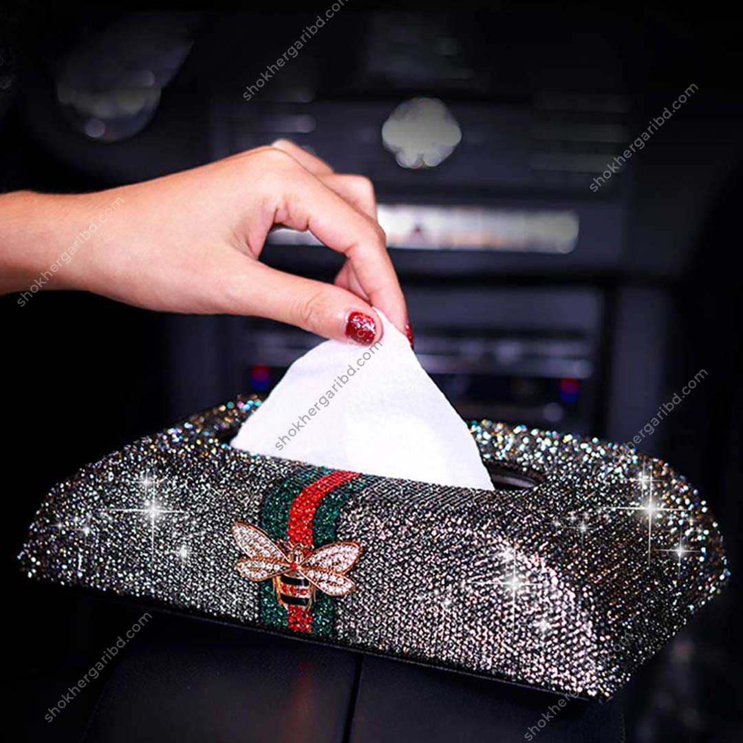 Luxury Tissue Box Glittering Tissue Box International Brand