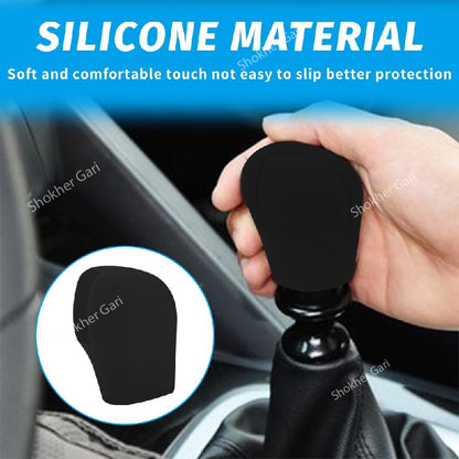 Silicone Car Gear Shift Knob Cover image 6