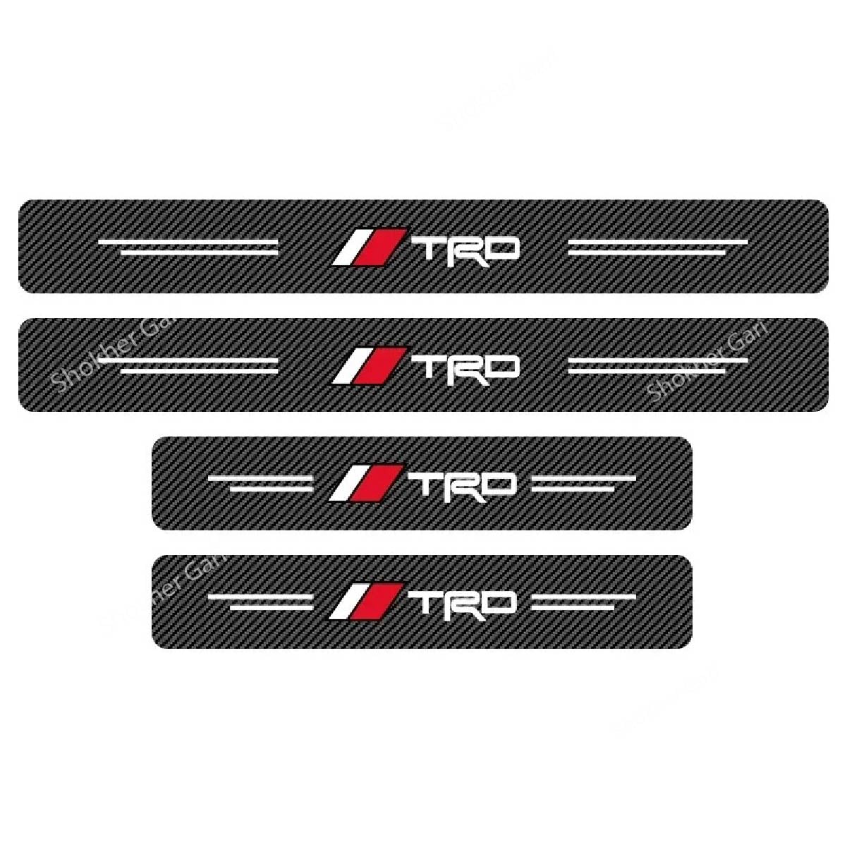 Carbon Fiber Car Door Sill Sticker Protector 4pcs Set (Copy) image 15
