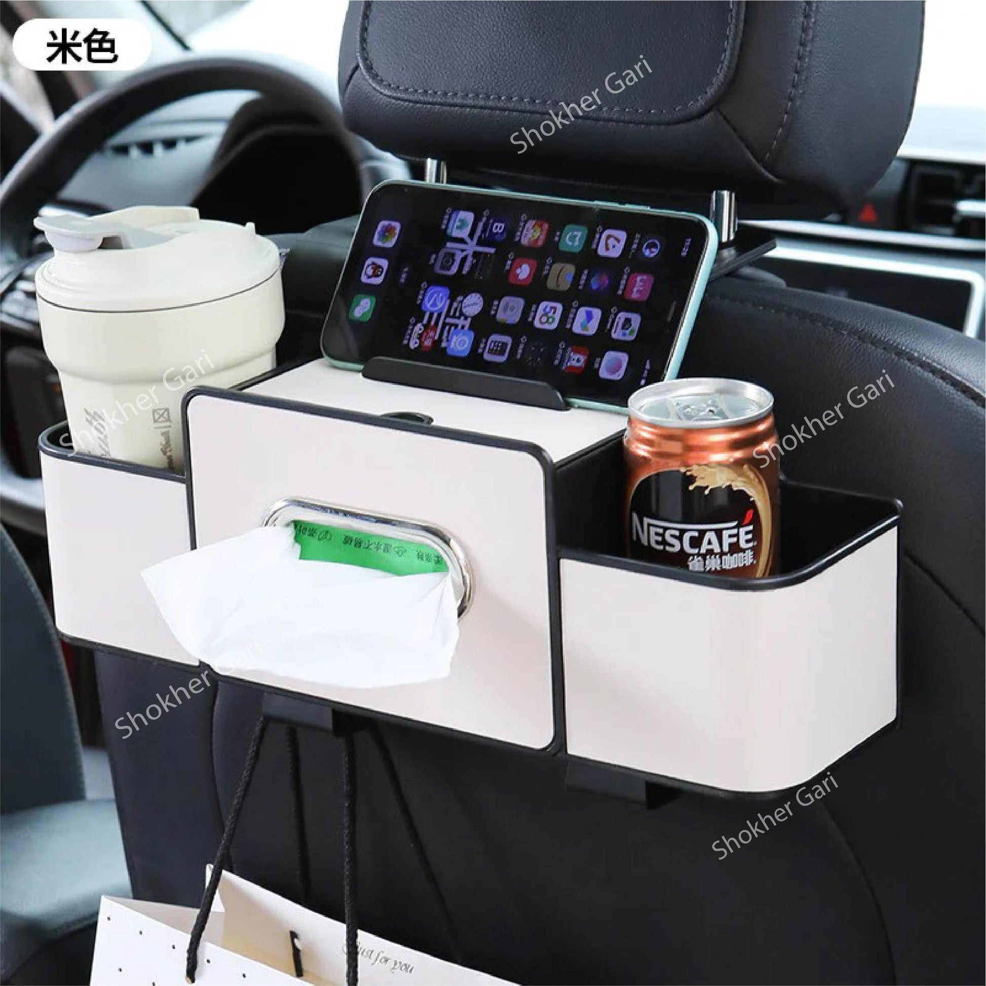 1pcs Car Functional Storage Seat Back Organizer image 3