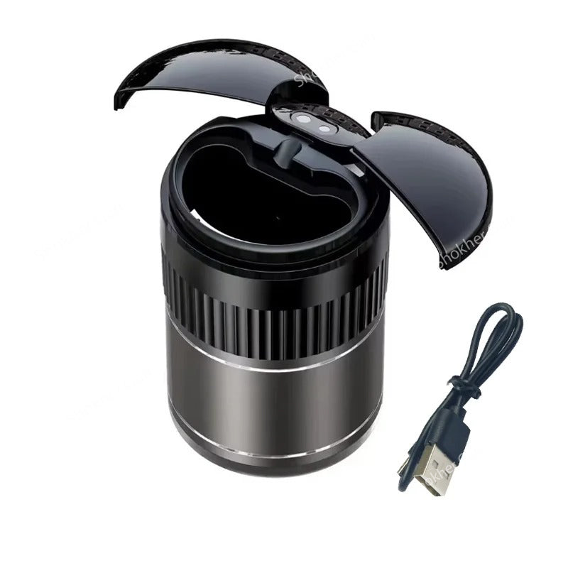 Sensor Smart Car Cup Holder Ashtray Supports Infrared Induction USB image 2