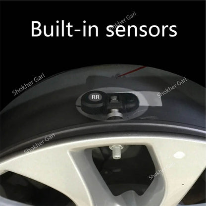 TPMS Car Tire Pressure Monitoring System (Solar Powered) image 2
