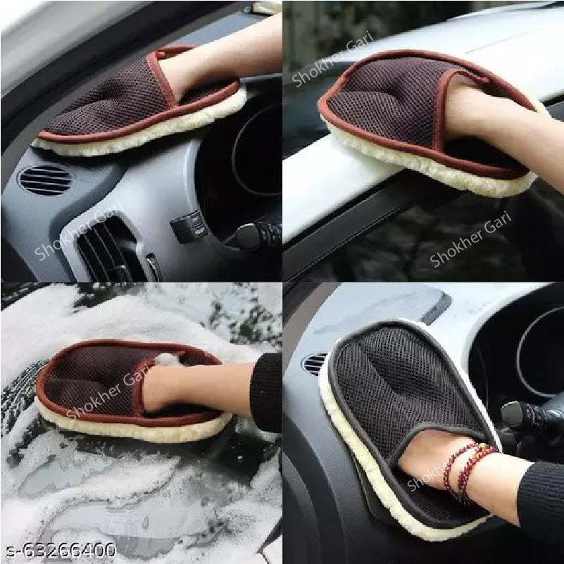 Car Washing Wool Gloves image 2