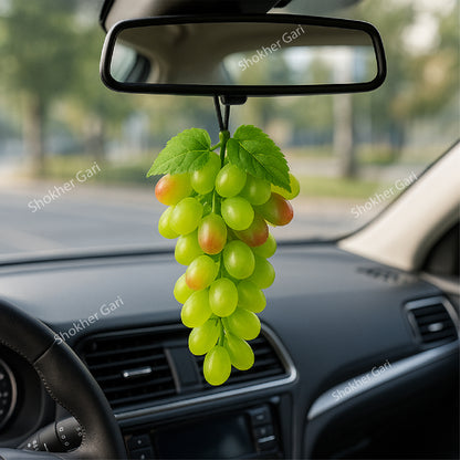 Hanging Artificial Grapes Plastic Fruit Car Decor image 0