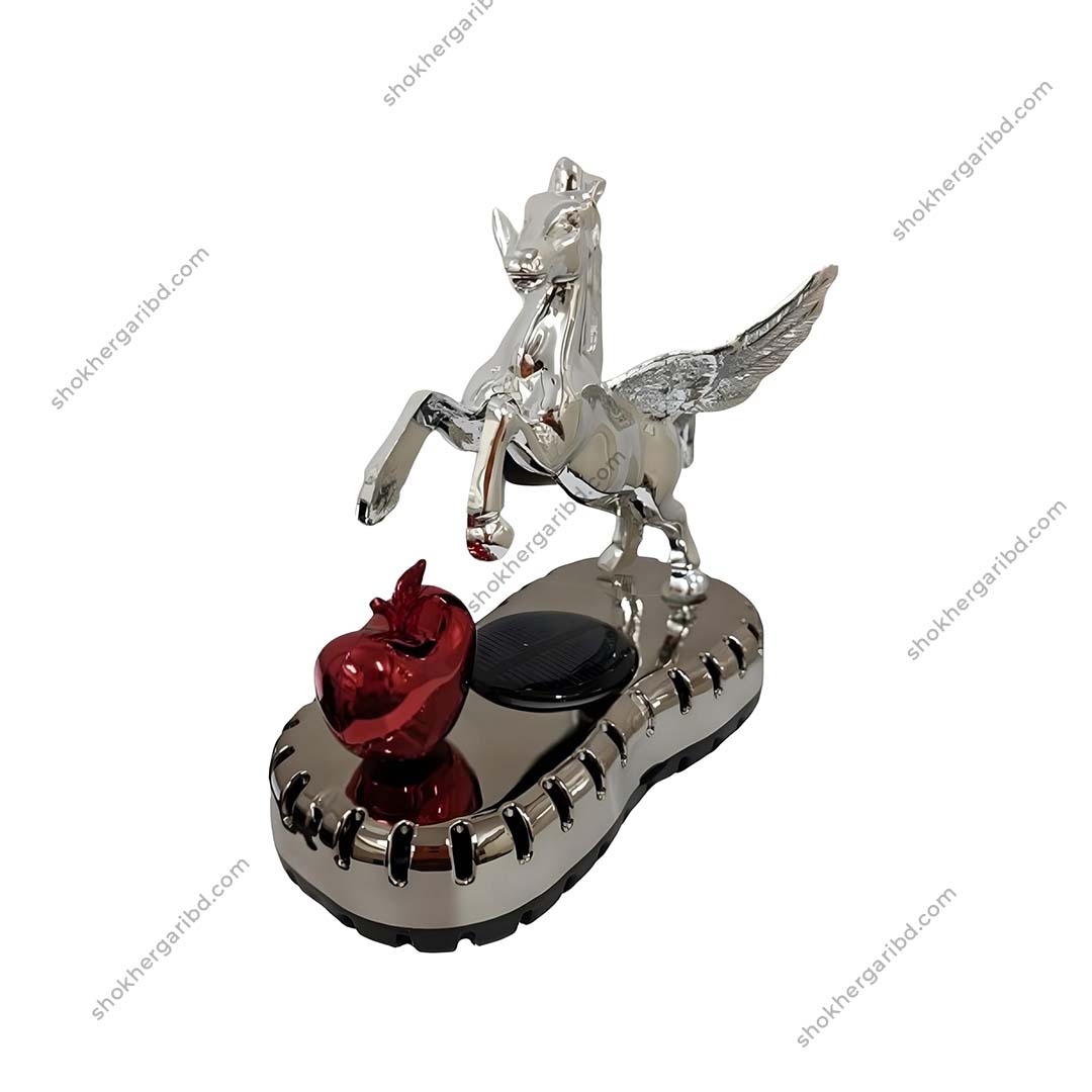 Car Solar FLY Horse  Air Freshener Scent Aromatherapy - Red image