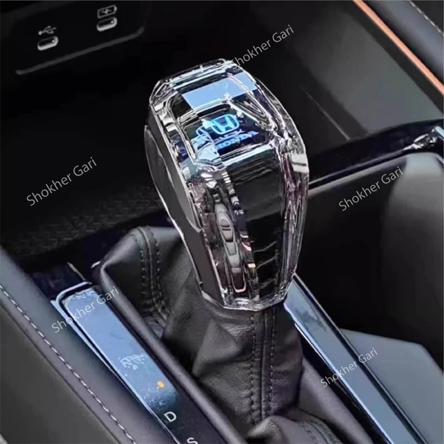 M/Y 7 Colour Crystal Gear Knob for Many Brands image 5