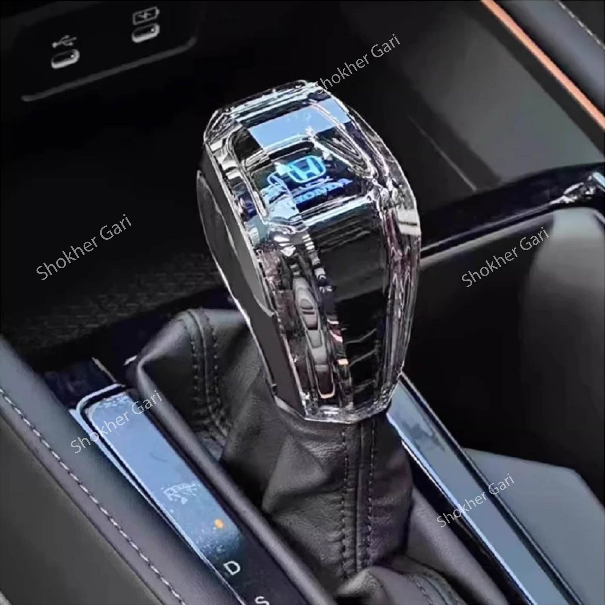 M/Y 7 Colour Crystal Gear Knob for Many Brands image 5