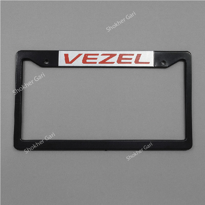 2 Pcs Number Plate Casing Plastic - Vezel image