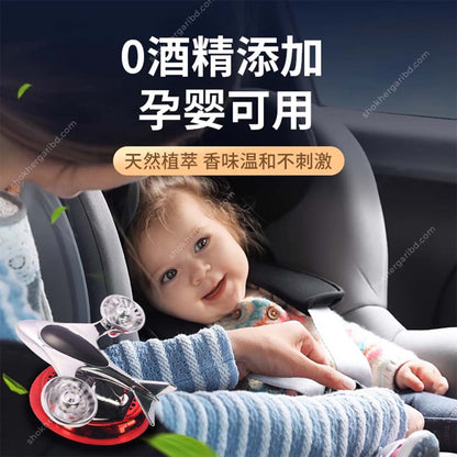 Car Solar Powered Rotary Aircraft Combat Aromatherapy  Perfume image 1