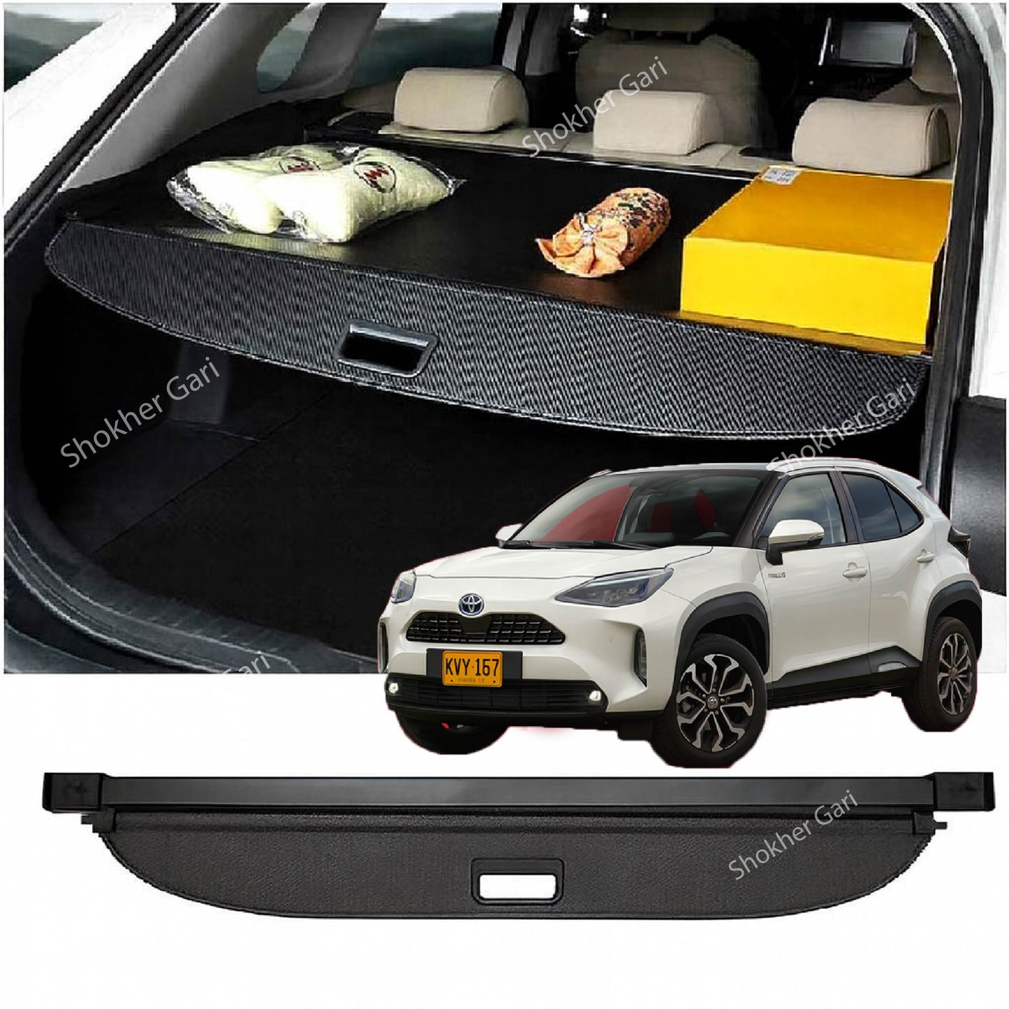 M/Y/P Car Trunk Cargo Cover- Heavy Duty Cargo Cover for Car Trunk- image 14