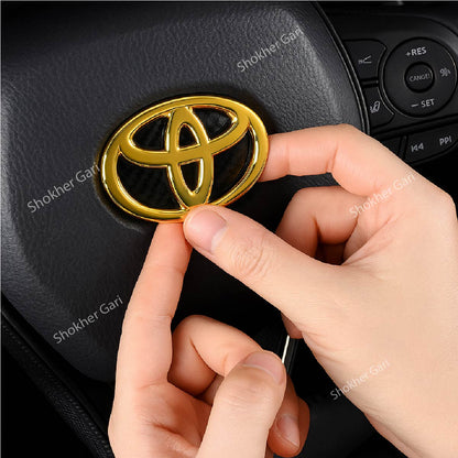 1 Pcs Toyota Steering Wheel logo image 0