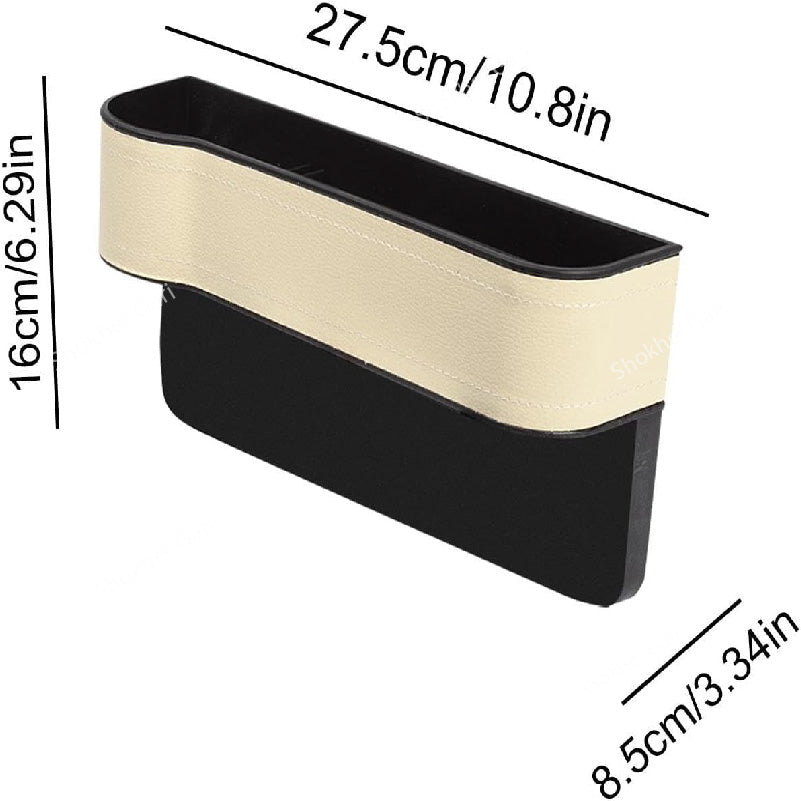 Car Seat Storage with Cup Holder and Charging Hole- Car Seat Gap Filler - Cup and Mobile Holder image 1