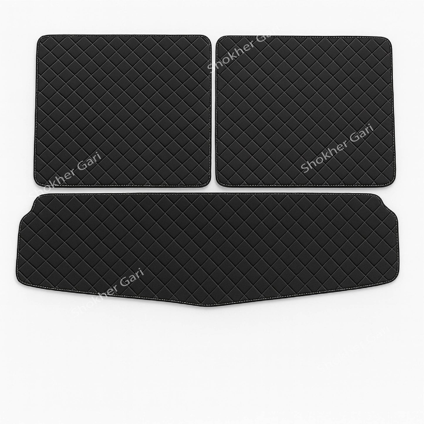 7D Artificial Leather Back Dala Mat For Few Car image 1