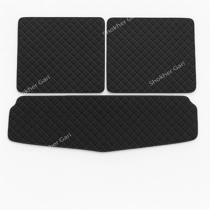 7D Artificial Leather Back Dala Mat For Few Car image 1