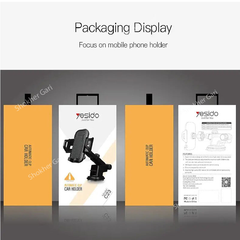 Car Yesido C23 Telescopic Phone Holder image 5