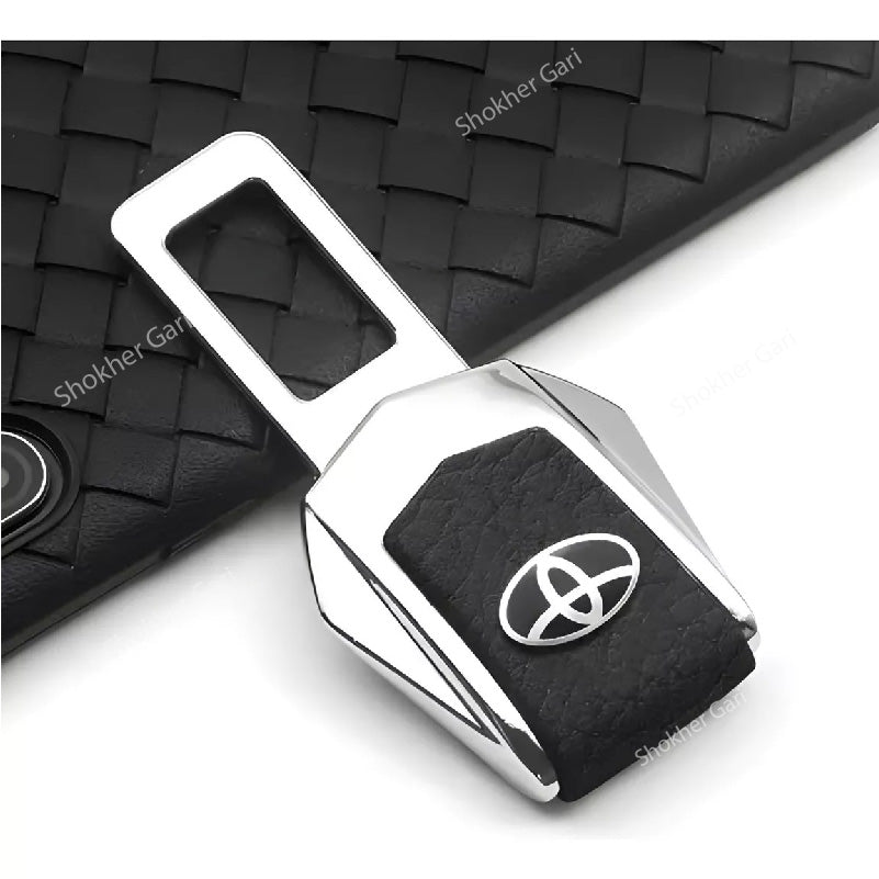 Safety Seat belt Lock Buckle Anti-Alarm 2pcs Set - Toyota image