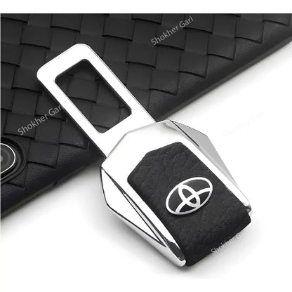 Safety Seat belt Lock Buckle Anti-Alarm 2pcs Set - Toyota image