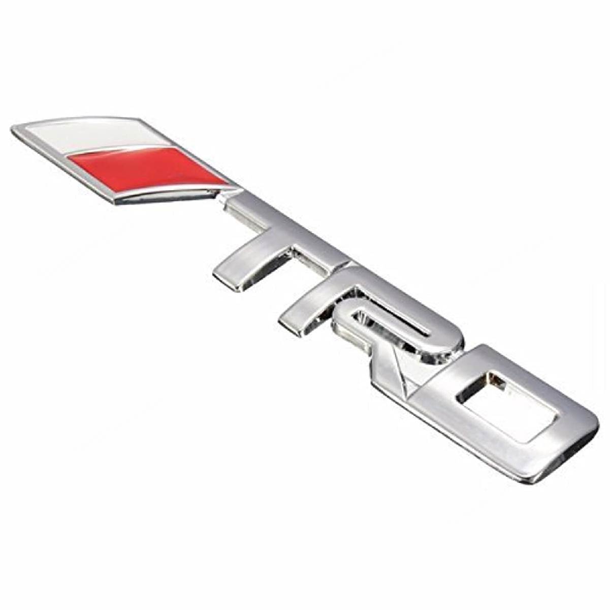 Toyota TRD emblem-3D car sticker - Silver image