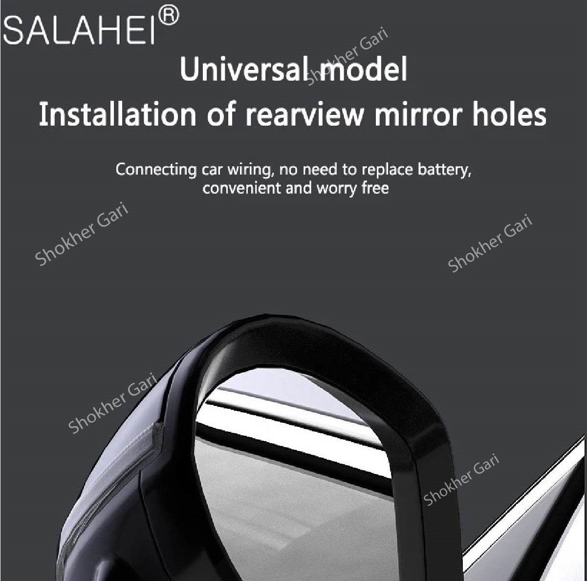 2pcs Car Angel Wings Welcome Light image 4